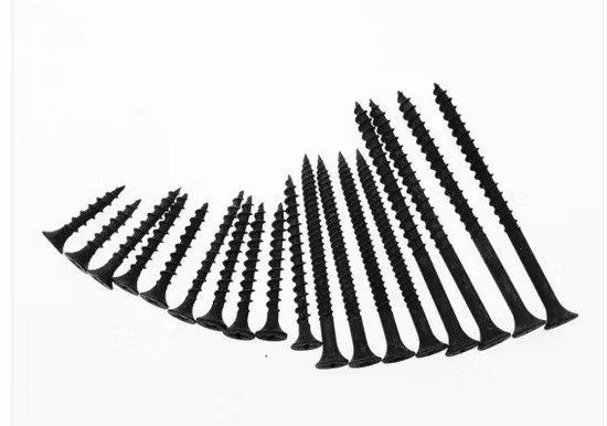 Производитель винтов/винт для гипсокартона с черным фосфатом Phillips с роговой головкой/шуруп для гипсокартона с хорошим качеством