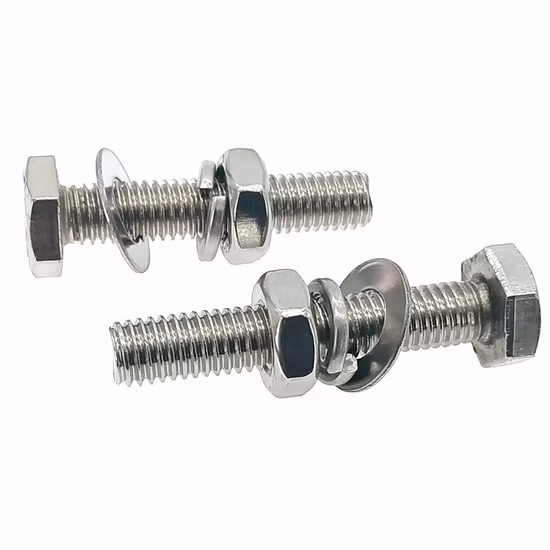 Винт/болт из нержавеющей стали SS304 SS316 Полная резьба DIN933/Винт с шестигранной головкой A2 A4/Винт с шестигранной головкой A2-70